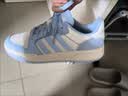 adidas ENTRAP美式校园风运动鞋少年感复古篮球风板鞋阿迪达斯   亮白/亮光蓝   42 实拍图