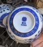 富玉青花瓷碗家用自由搭配新款景德镇轻奢饭碗不烫手面碗精致高端碗 万寿莲 5寸饭碗 实拍图