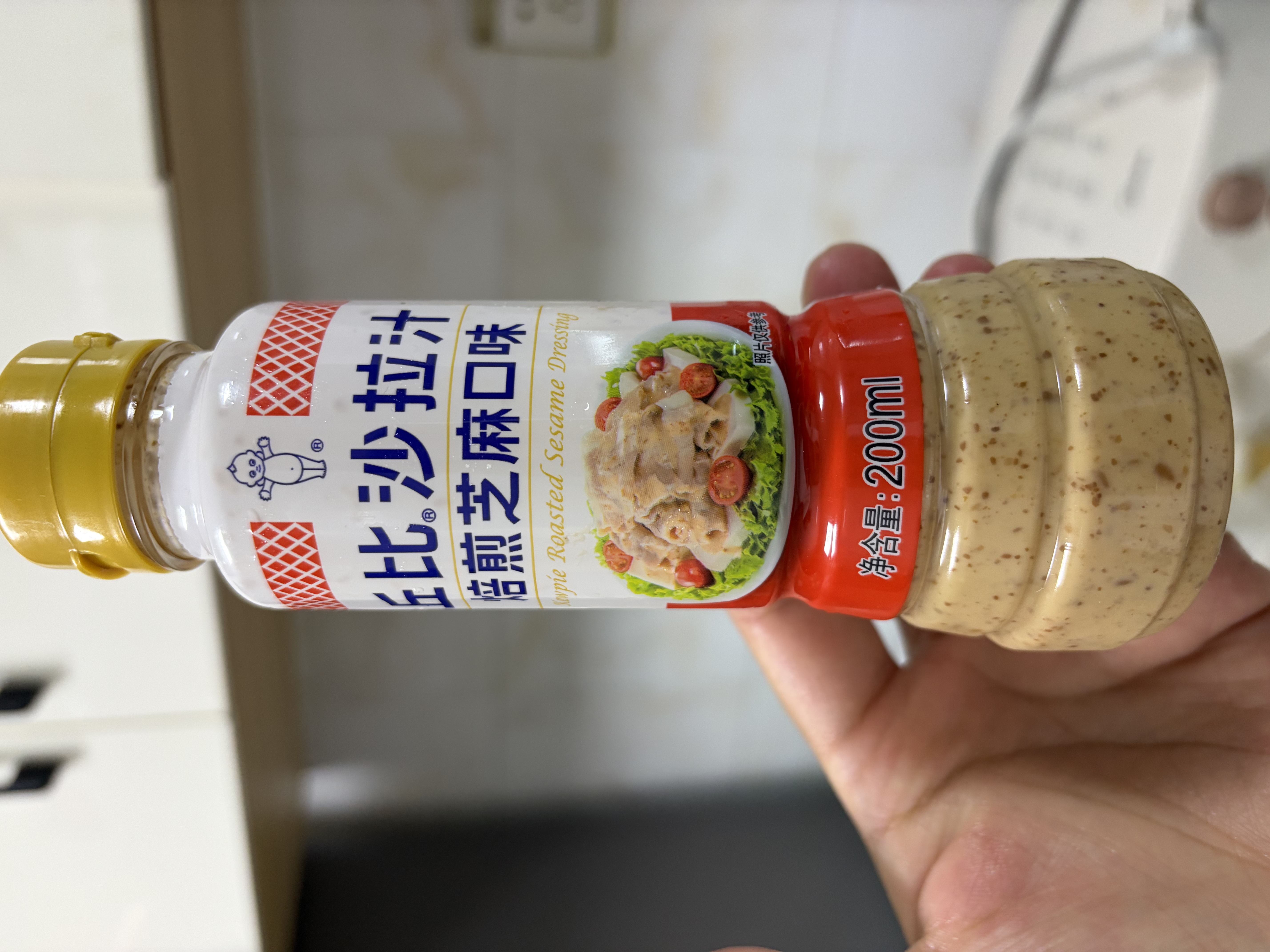 丘比沙拉酱/汁 200ml*1瓶 焙煎芝麻口味 调味品 烤肉火锅蘸料蔬菜 实拍图