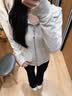 lululemon丨Scuba™ 女士拉链连帽衫*拉绒 杂色核心超浅灰(LW3KAMS) XXS /2 实拍图