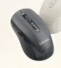 联想（Lenovo）无线鼠标 轻音商务办公鼠标 人体工学 侧键 适用笔记本台式机一体机 M130深灰 实拍图