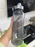 富光 大容量水杯子便携防摔户外塑料杯男女学生运动健身太空杯军训 灰色【3倍加厚】2000ml 实拍图