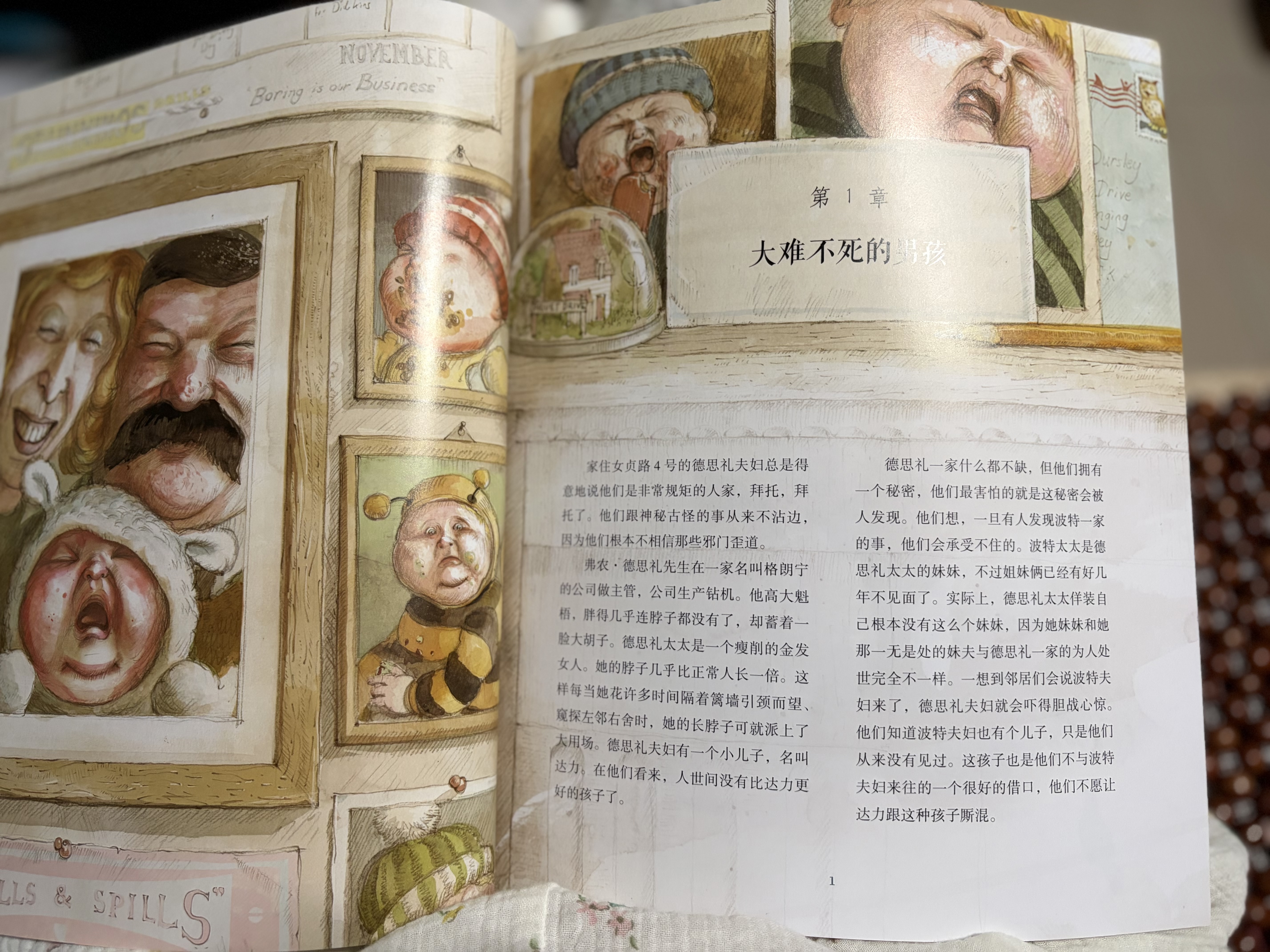 哈利波特与魔法石（全彩绘本 平装）课外阅读 阅读 童书  京东自营 人民文学出版社  黑色星期五 一升二衔接 小升初衔接  实拍图