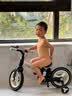 Nadle纳豆儿童自行车3-6岁宝宝二合一平衡车1-3岁小孩脚踏童车男女童 橄榄绿基础款 12寸（建议身高105cm以下购买） 实拍图