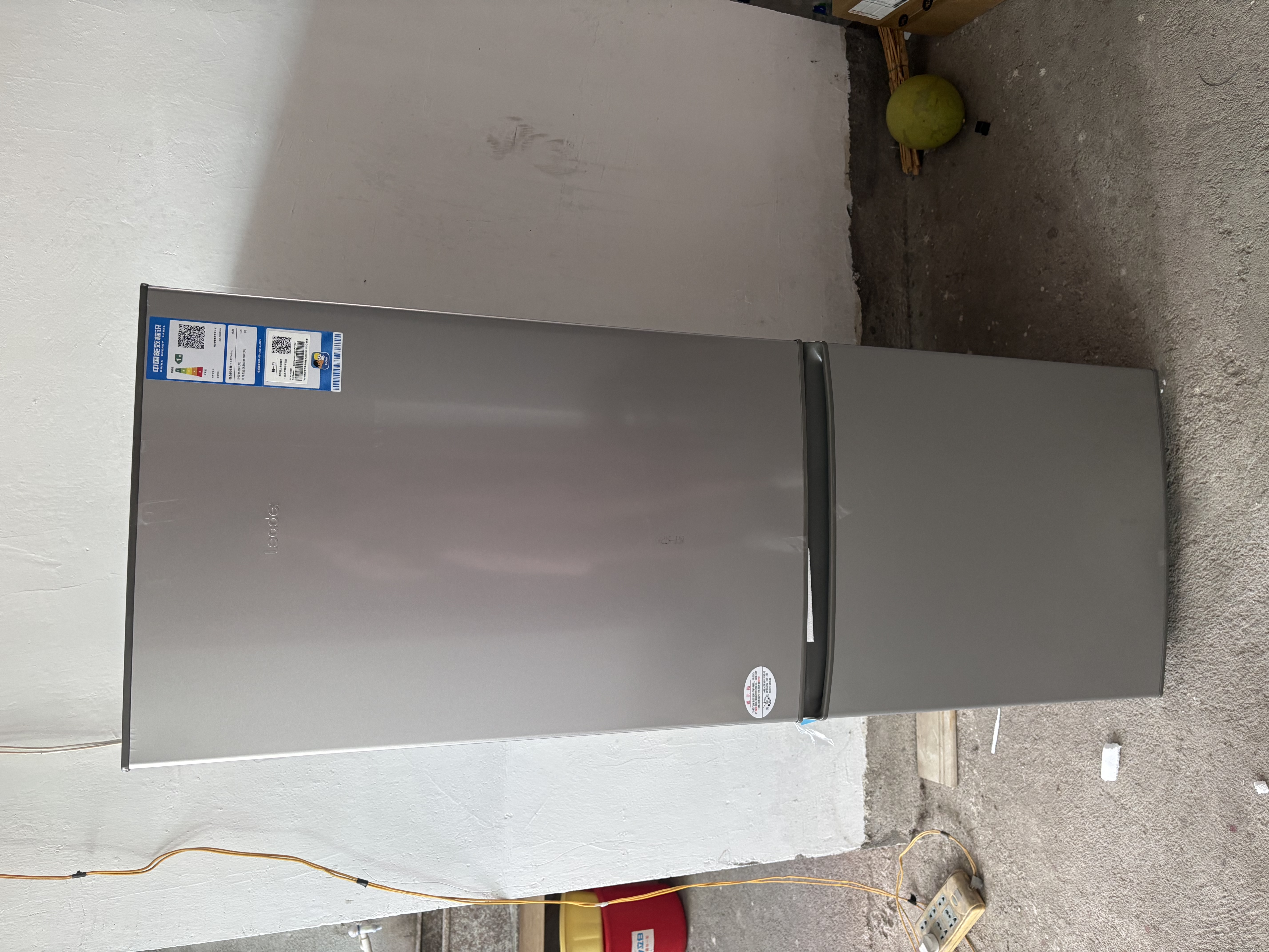 海尔出品统帅悦享185L两门小户型家用电冰箱小型直冷租房双开门一级能效补贴LC2-186S901【2026新款】 实拍图