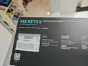 罗技（Logitech）大师系列 MX Keys S无线蓝牙键盘 超薄全尺寸 人体工学 智能背光 带无线接收器 白色 108键 实拍图