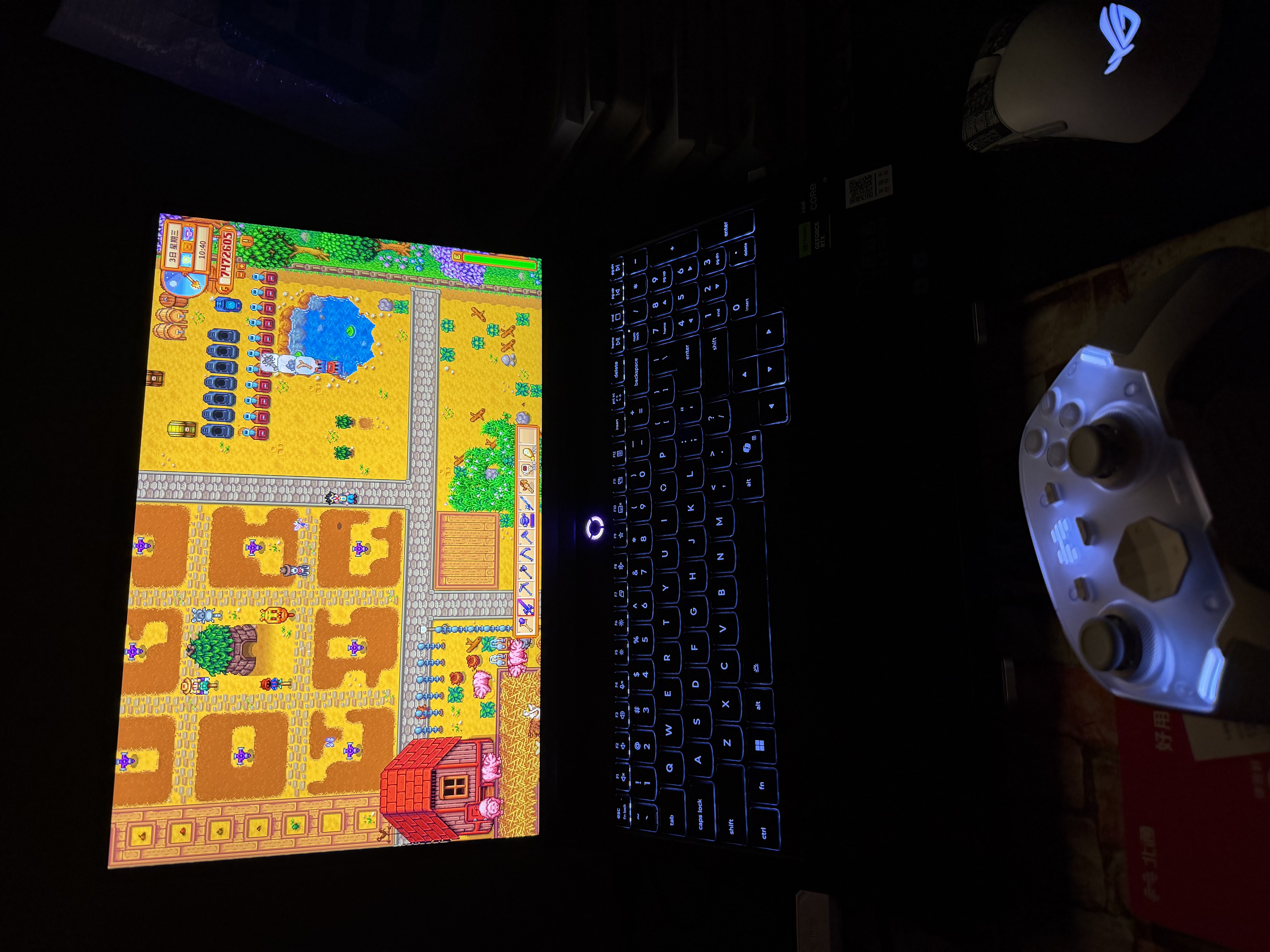北通鲲鹏40游戏手柄AI智控无线蓝牙多模体感阻尼摇杆xbox类PC电脑手机steam光轴按键NSswitch2影之刃零 实拍图