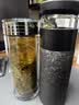 京东京造 钛健康保温杯黑钛【茶水分离】茶杯子纯钛水杯男女曜石黑 520ml 实拍图