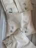 全棉时代婴儿包单秋冬风柔棉暖绒纯棉新生儿薄盖毯包被90×90cm 暖金麦语 实拍图