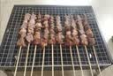京东京造 秘制孜然羊肉串 净重1kg 内含约33串 烧烤食材空气炸锅露营户外 实拍图