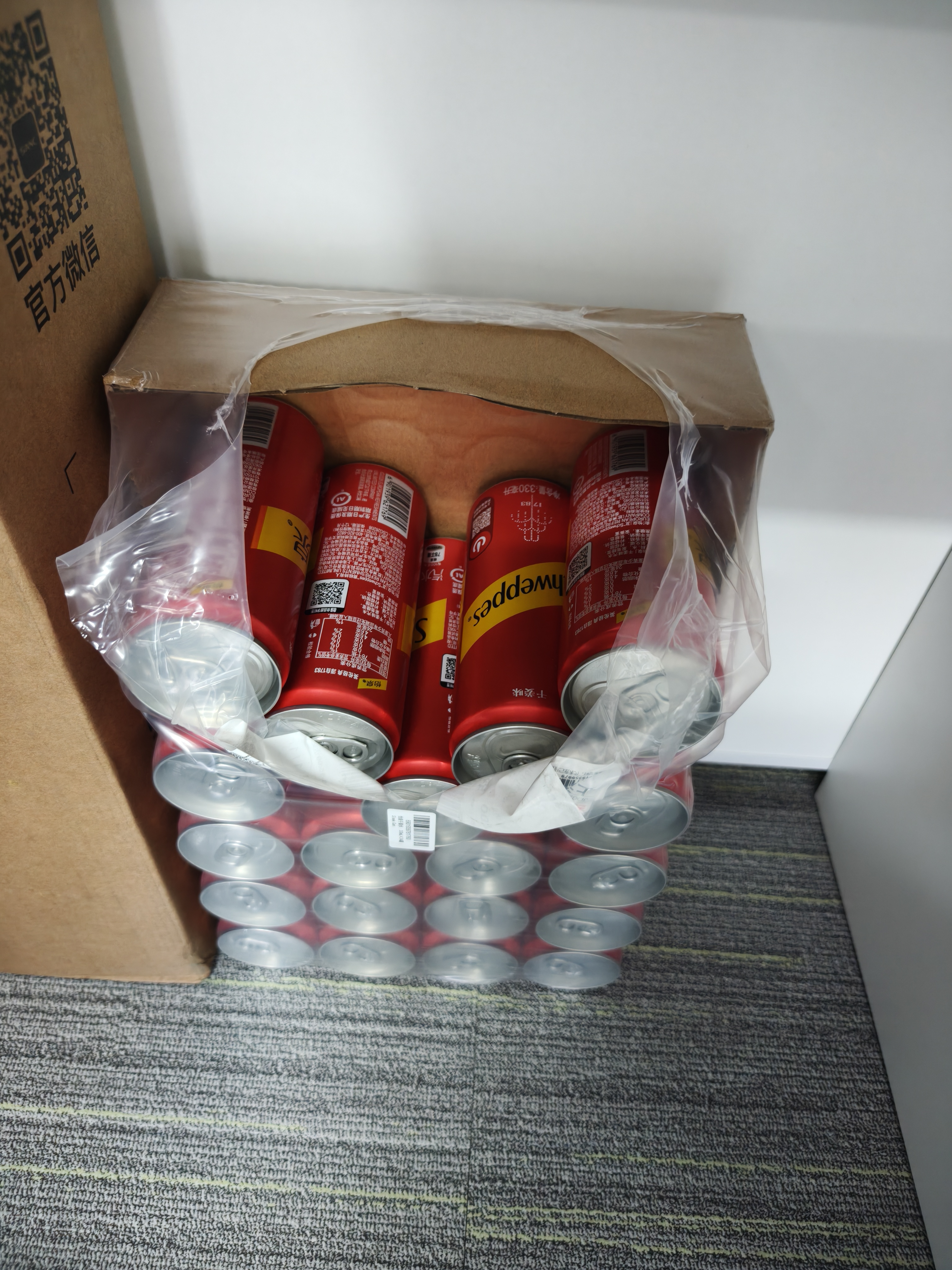 可口可乐（Coca-Cola）怡泉 干姜水 苏打水 汽水饮料  330ml*24罐 实拍图