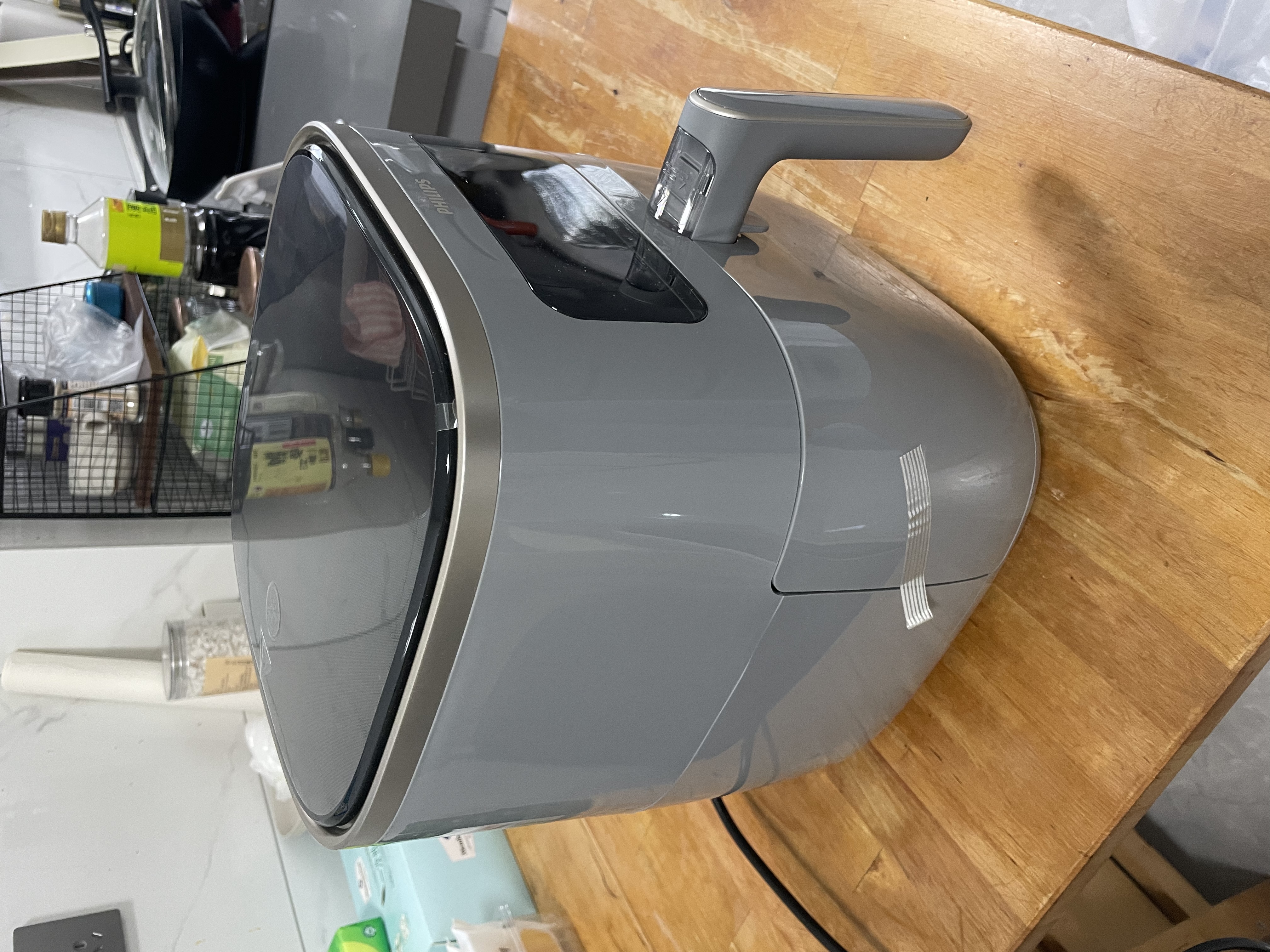 飞利浦（PHILIPS）【26首发升级新品】0氟含钛空气炸锅家用可视窗口5.6L大容量多功能免翻面空气炸烤箱一体机HD9258 实拍图