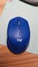 罗技（Logitech）M330 静音鼠标 无线鼠标 办公鼠标 右手鼠标 蓝色 带无线2.4G接收器 实拍图