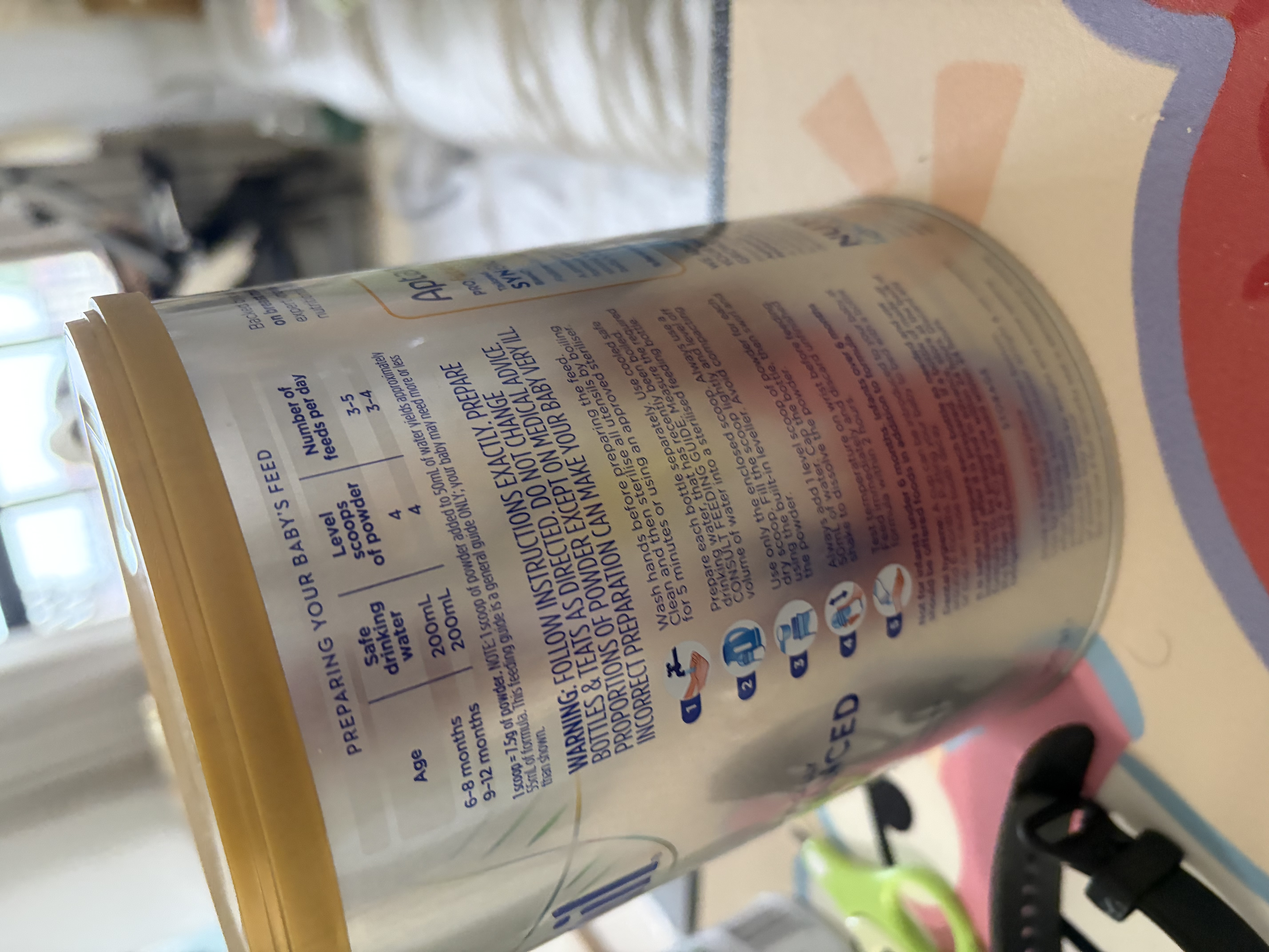 爱他美（Aptamil）白金澳洲版 较大婴儿配方奶粉 2段(6-12月) 800g【批批严检】 实拍图