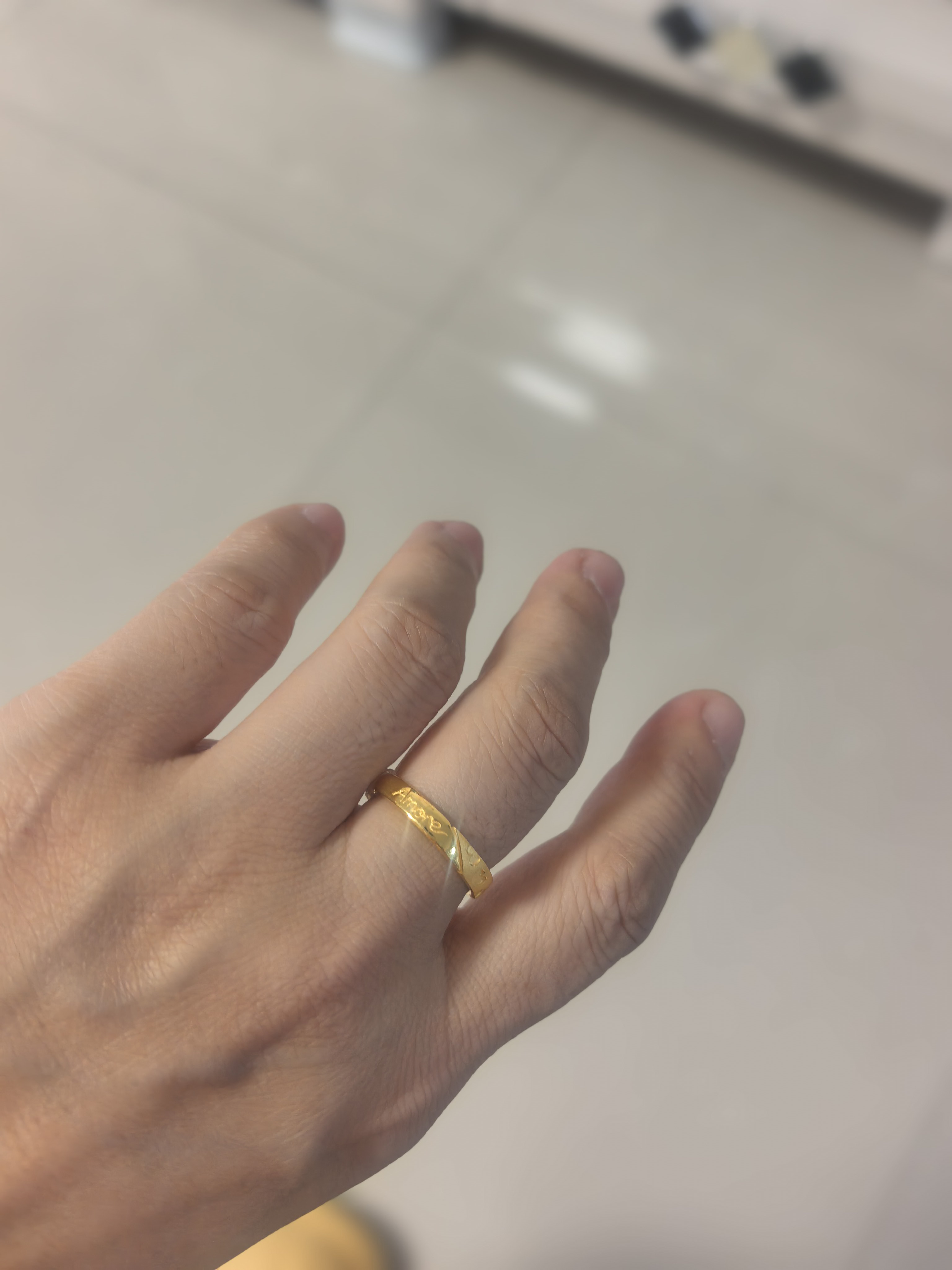 周生生黄金戒指 足金Amore女款开口戒女生礼物78036R 计价 3.6克 晒单实拍图