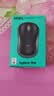 罗技（Logitech）M185鼠标 无线鼠标 办公鼠标 对称鼠标 黑色蓝边 带无线2.4G接收器 实拍图