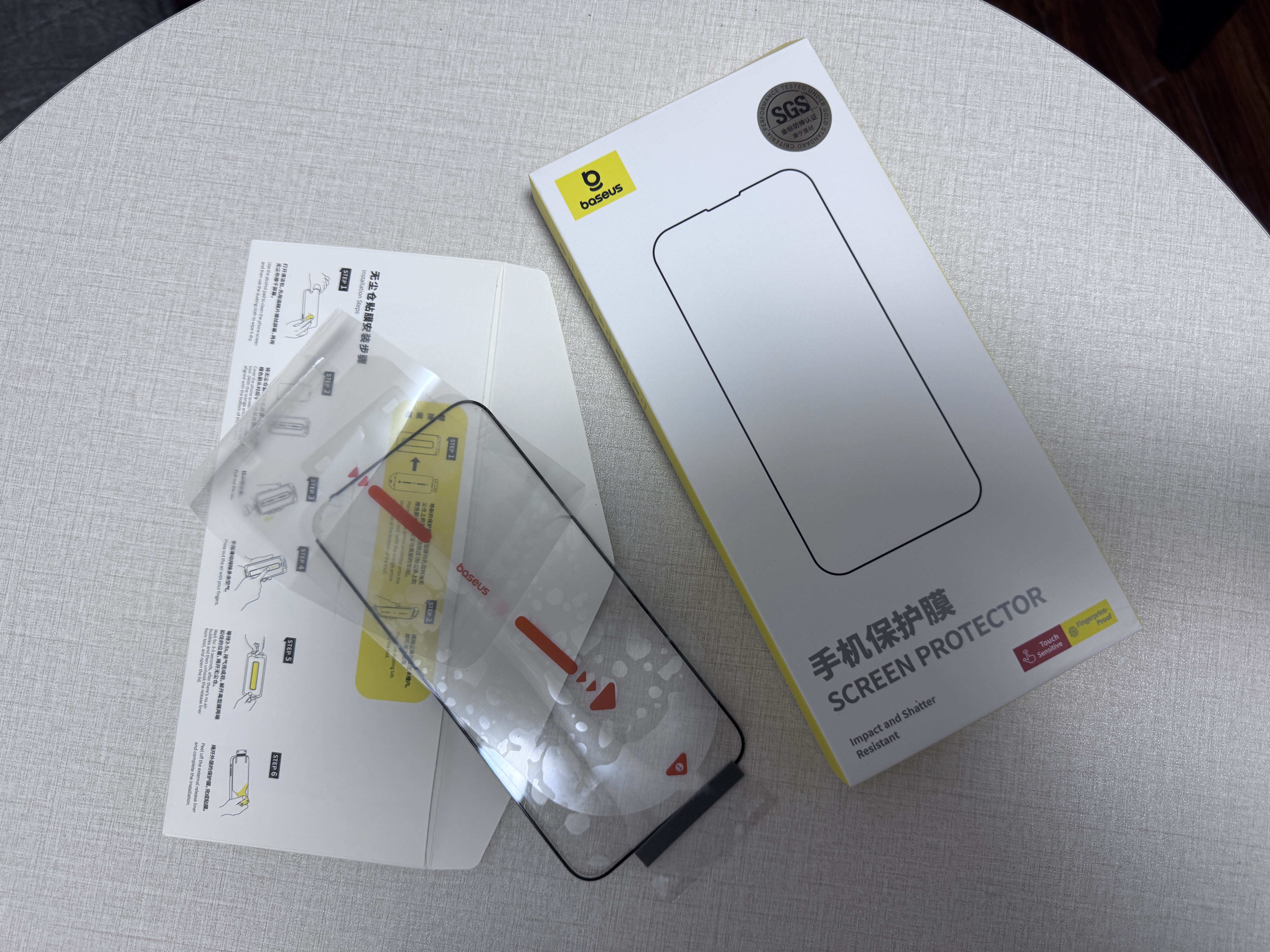 倍思AR康宁膜【2.2米SGS性能防摔】适用苹果15ProMax钢化膜iPhone15promax手机膜增透高清膜无尘仓 实拍图