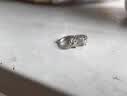 蔓笙纯999足银针耳环男士耳钉星星耳圈不易敏养耳洞个性痞帅潮男耳饰 S999足银针耳环【单只】 实拍图