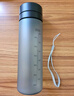 木吉乇（mojito）便携塑料水杯茶杯男女学生运动夏天水瓶大容量水壶600ml 黑色 实拍图