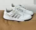 adidas ENTRAP美式校园风运动鞋少年感复古篮球风板鞋阿迪达斯   白色/金属暗银   41 实拍图