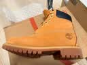 添柏岚（Timberland）踢不烂经典大黄靴高帮马丁靴户外防水真皮宽版男 10061W 39.5 实拍图