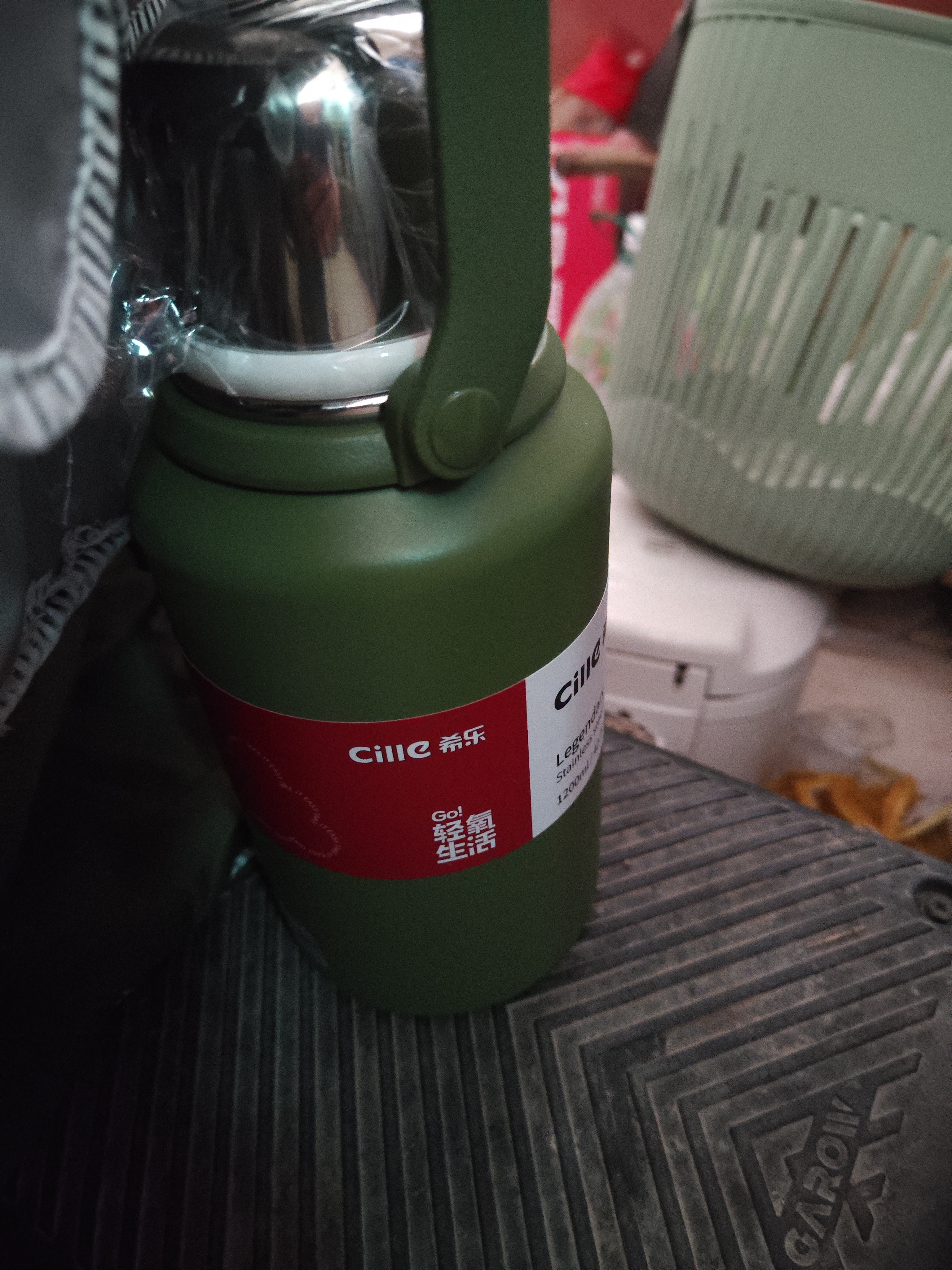 希乐金刚保温杯大容量户外运动便携水杯男女316不锈钢大号商务茶杯 实拍图