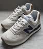 NEW BALANCE秋冬男女同款复古灰色耐磨轻便运动休闲鞋574系列ML574LGI 42.5 实拍图