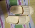 洁丽雅拖鞋女夏季室内家居家用浴室洗澡防滑防臭EVA情侣静音凉拖鞋男夏 黄色 【3.0旗舰款 |  99%抗菌不臭脚】 38-39 【适合37-38码】 实拍图