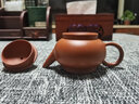 【官方品质】潮州朱泥手拉壶 泡茶紫砂壶小容量冲罐泡茶壶茶具小品全手工茶具 朱泥水平壶110毫升 实拍图