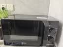 美的（Midea）微波炉经典升级款M2A 家用小型20升平板式易清洁快捷双旋钮高效速热杀菌除味2026新款 实拍图
