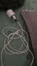 ANKER安克60W苹果18数据线【1件包邮】PD双向Type-C充电器线适配iPhone17promax/Duo华为小米平板笔记本 白色 1.8米 实拍图