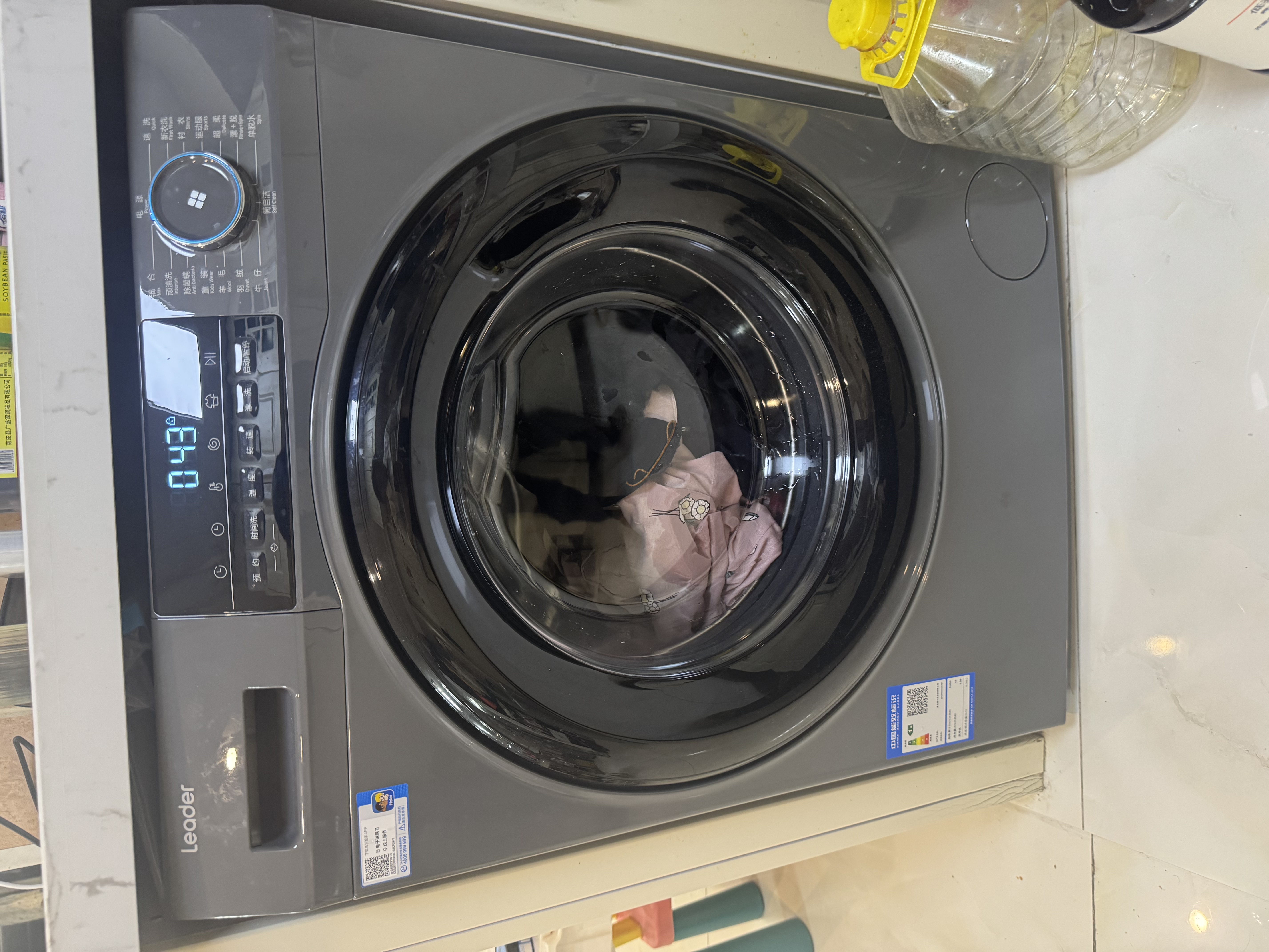 海尔（Haier）出品 统帅悦己滚筒洗衣机全自动家用 8公斤446mm超薄机身一级能效除菌螨以旧换新补贴 @G80B22SGTD 超薄嵌入丨1.08洗净比 滚筒单洗 晒单实拍图