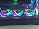 利民（thermalright）TL-C12C-S 黑色argb12cm机箱风扇 argb 风扇 支持神光同步 4PIN PWM 调速风扇 实拍图