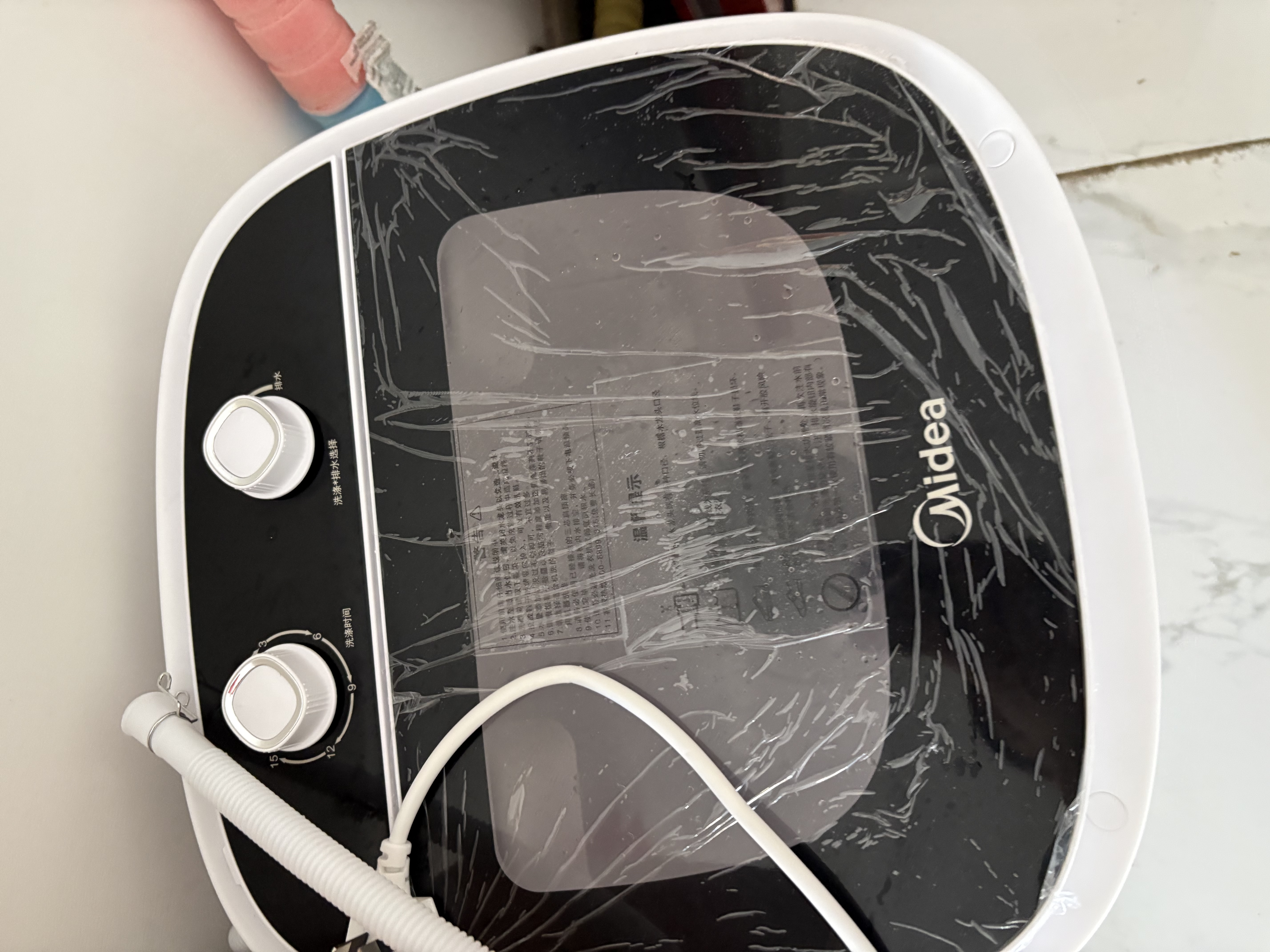 美的（Midea）4.5kg半自动洗鞋机迷你家用小型洗衣机仿生手洗刷鞋 360°全方位清洁懒人租房神器洗鞋机MXX45VWE 实拍图
