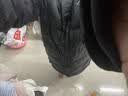 卡帕（Kappa）背靠背长款羽绒服2025新款男女冬季运动棉服K0EZ2YY09D 黑色 M 实拍图