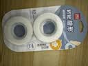 得力（deli）易撕磨砂透明隐形胶带 12mm*30y小胶带 错题整理表面可书写 开学必备学习用品 白色2卷 30111S 实拍图