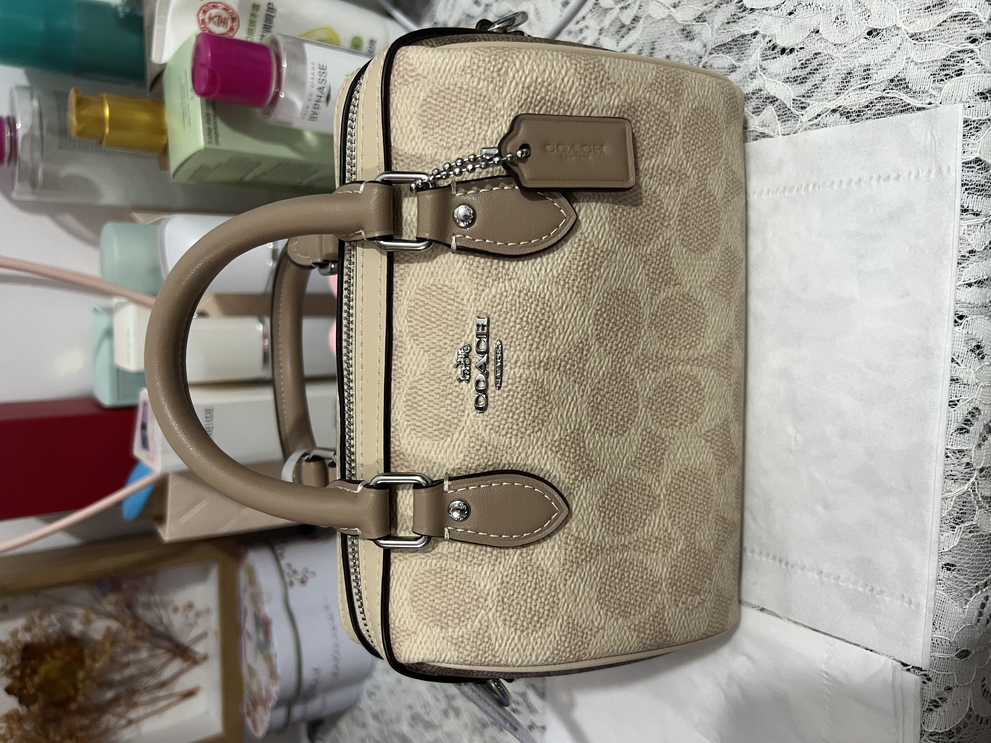 蔻驰（COACH）奢侈品女包波士顿单肩斜挎手提包CW330SVXCU生日礼物 实拍图