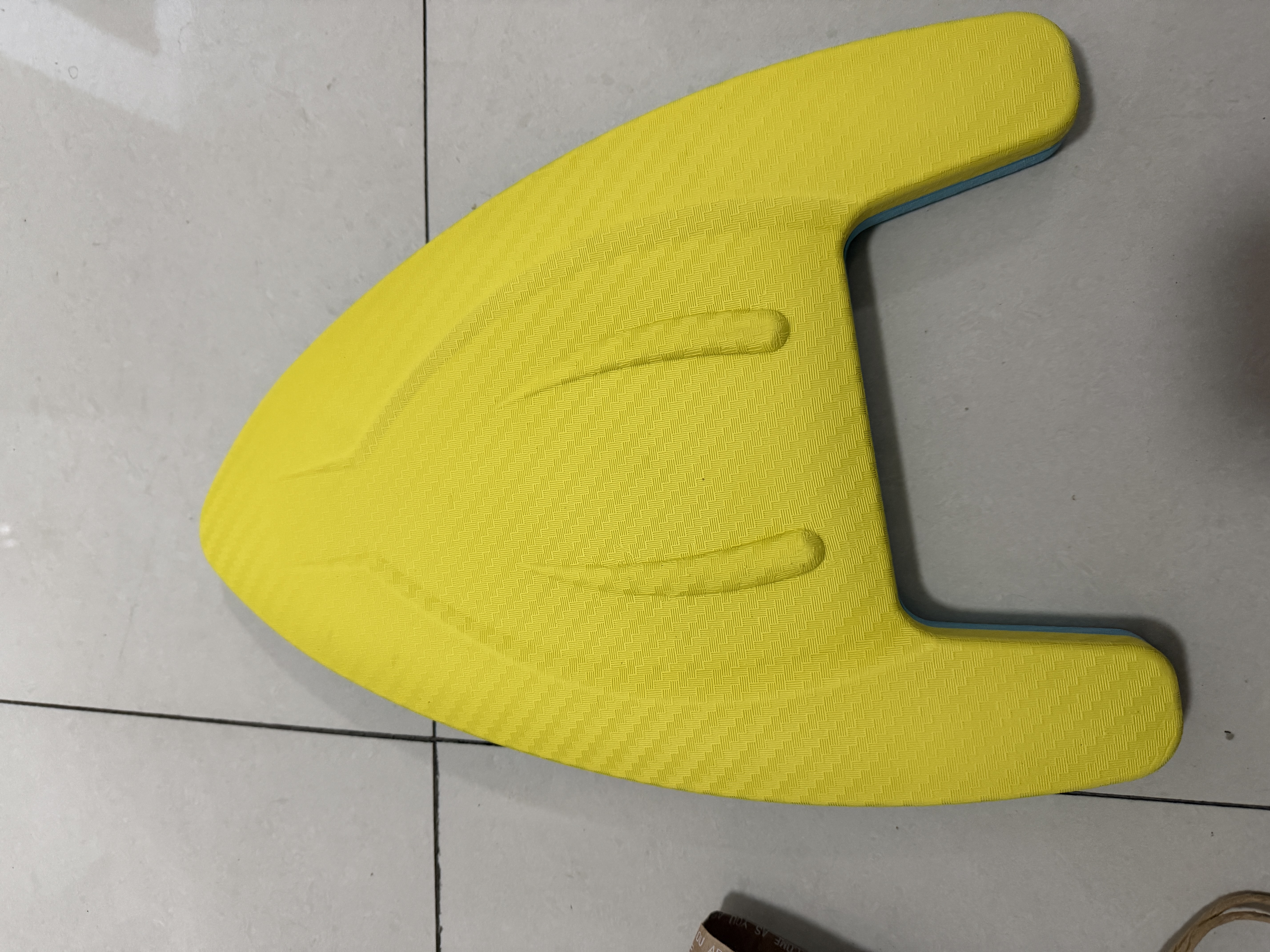 李宁（LI-NING）浮板游泳训练打水板A字板泳姿练习游泳浮力板 助泳板0461蓝色 实拍图