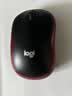 罗技（Logitech）M185鼠标 无线鼠标 办公鼠标 对称鼠标 黑色红边 带无线2.4G接收器 实拍图