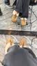 UGG秋季女士时尚舒适保暖厚底一脚蹬懒人毛毛鞋 1158258CHE|栗色 38 实拍图