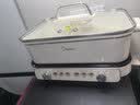 美的（Midea）电火锅鸳鸯锅烤肉锅火锅0氟涂层超薄速沸电火锅多功能锅料理锅分体6.5L多用途锅DLS3322R2 实拍图
