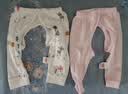 贝瑞加（Babyprints）宝宝开裆裤2条装新生儿纯棉长裤婴儿按扣款裤子 小鹿+粉 59 实拍图