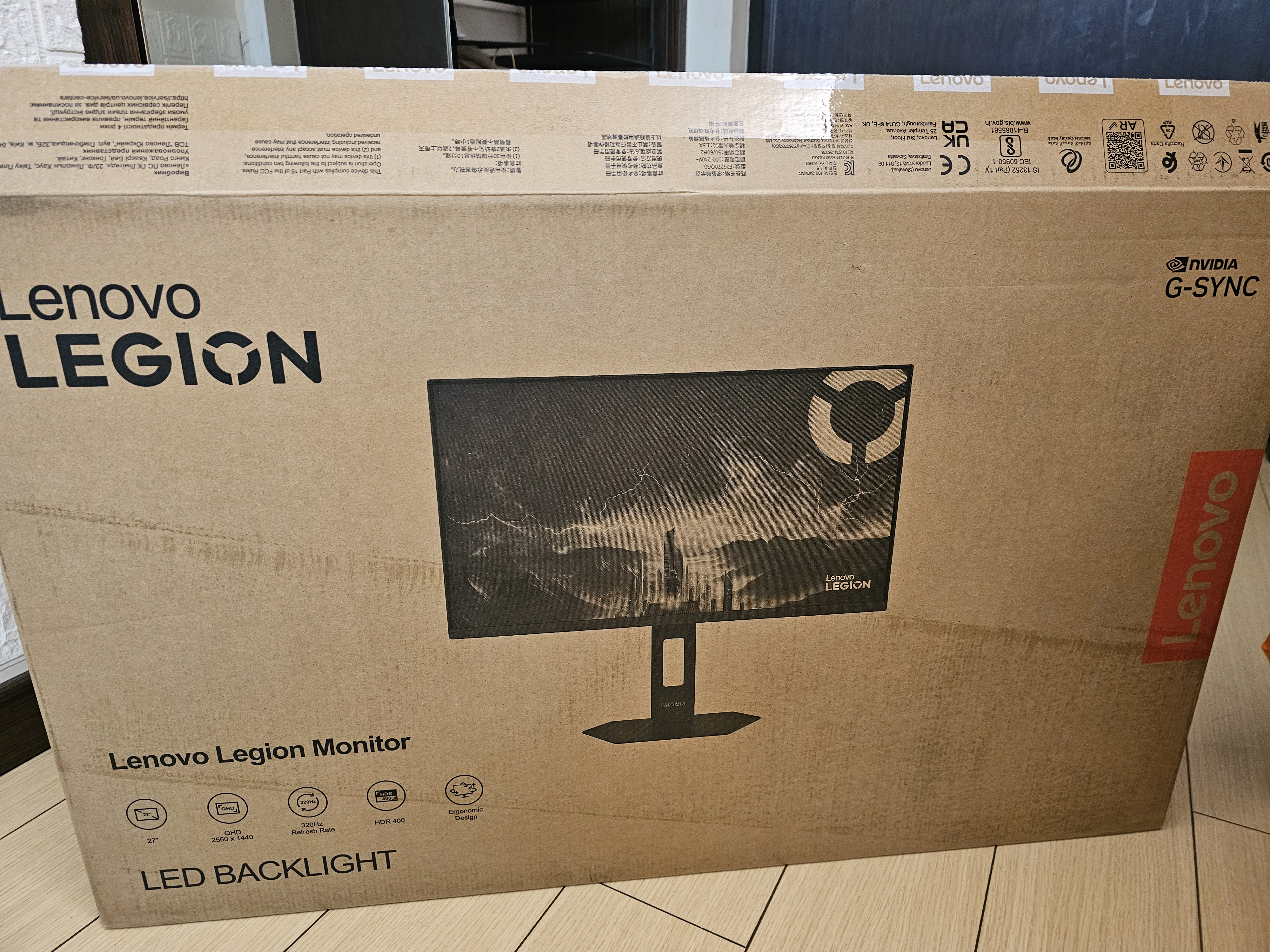联想（Lenovo）拯救者27英寸2K320Hz 1ms99%sRGB硬件低蓝光 旋转升降 拯救者电竞本配套电竞显示器 Legion27Q-20 实拍图
