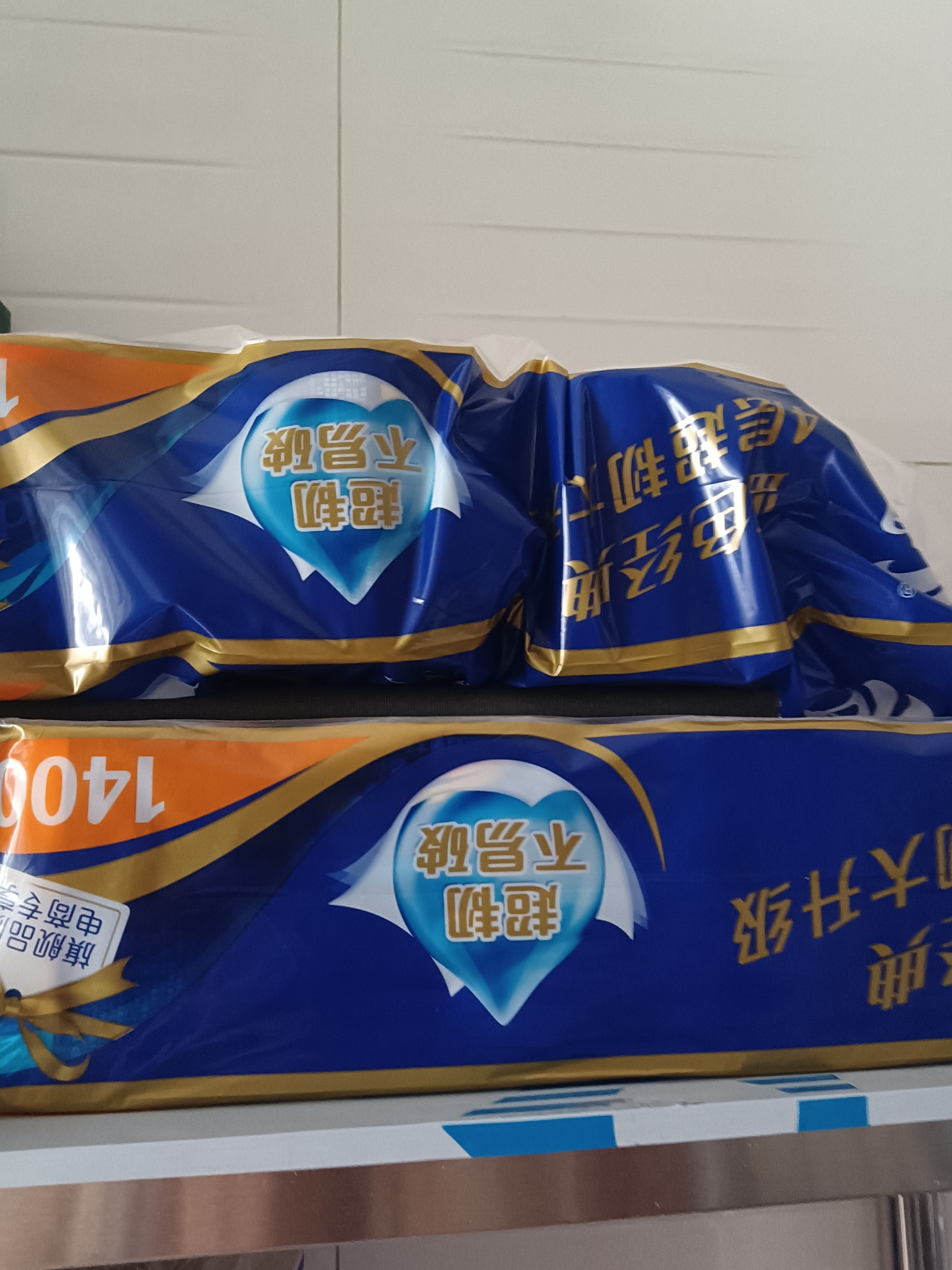维达（Vinda）有芯卷纸 蓝色经典4层140克*10卷 厚韧 卫生纸厕纸 卷筒纸纸巾 实拍图