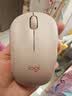 罗技（Logitech）M221轻音鼠标 无线鼠标 办公鼠标 对称鼠标 带无线微型接收器 茱萸粉 实拍图