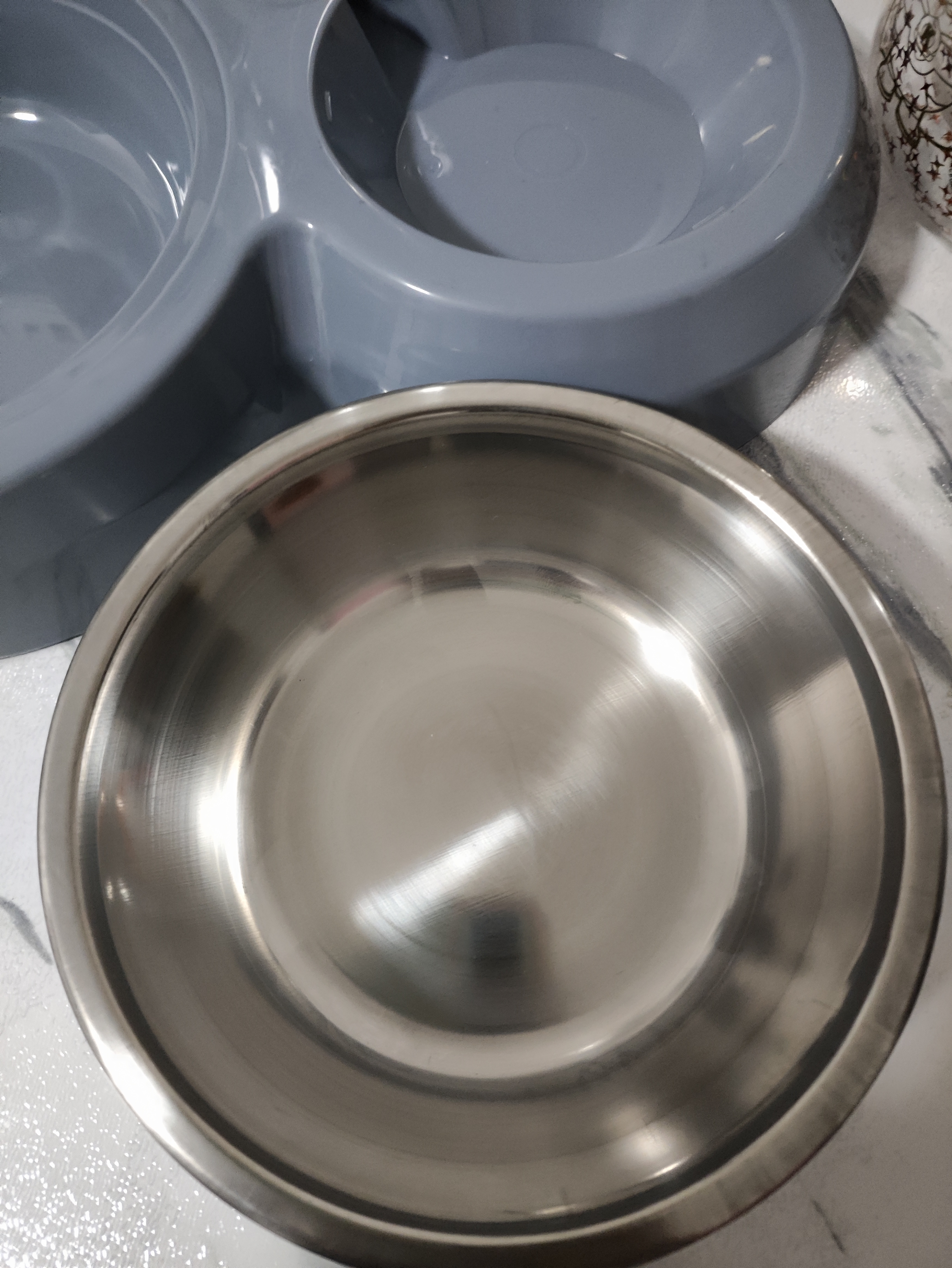 甜浪海猫碗双碗自动喂食器不锈钢狗盆幼猫吃饭喝水防打翻饮水机宠物食盆 实拍图