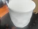 几物森林 陶瓷马克杯带盖大容量咖啡杯情侣杯牛奶杯早餐水杯男女茶杯白色 实拍图