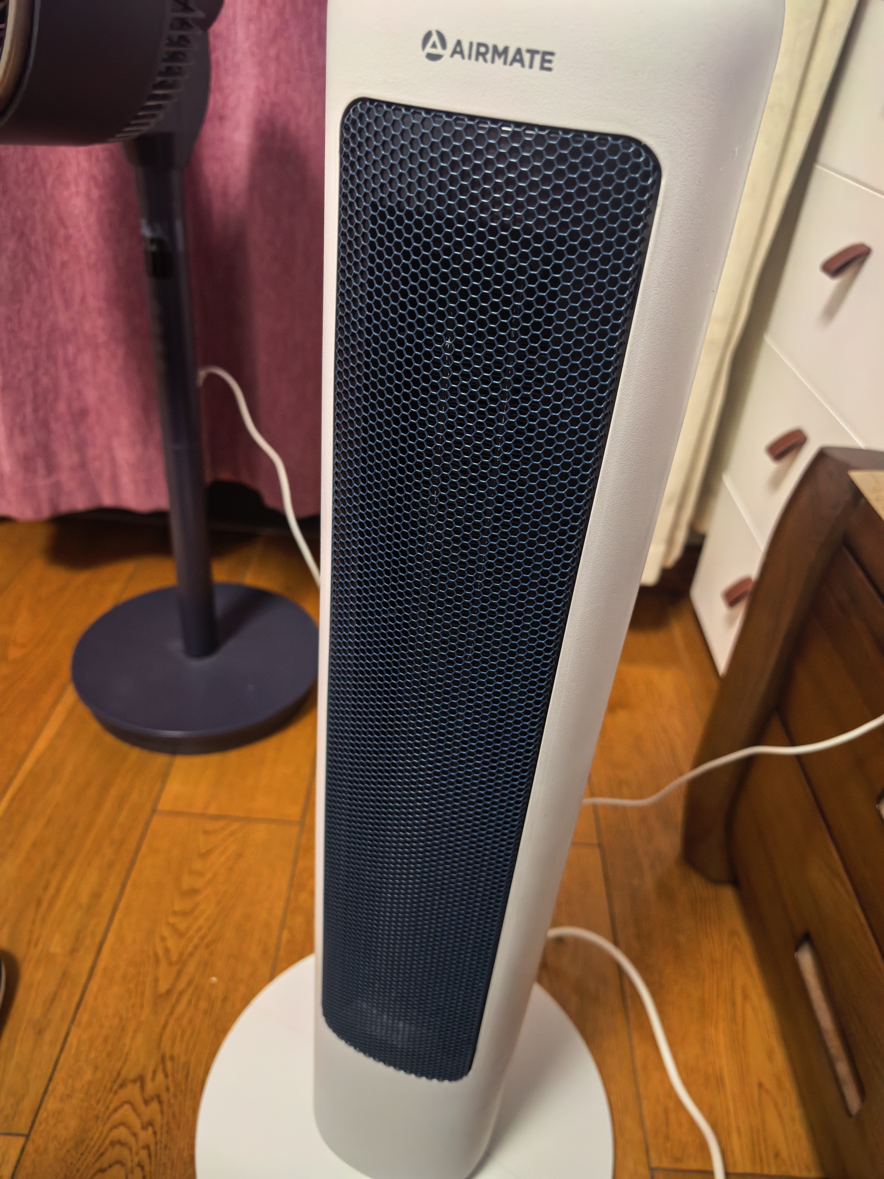 艾美特（AIRMATE）暖风机取暖器 电暖器电暖气片烤火炉电热风机 家用全屋升温 石墨烯电热取暖器速热节能遥控小太阳 实拍图