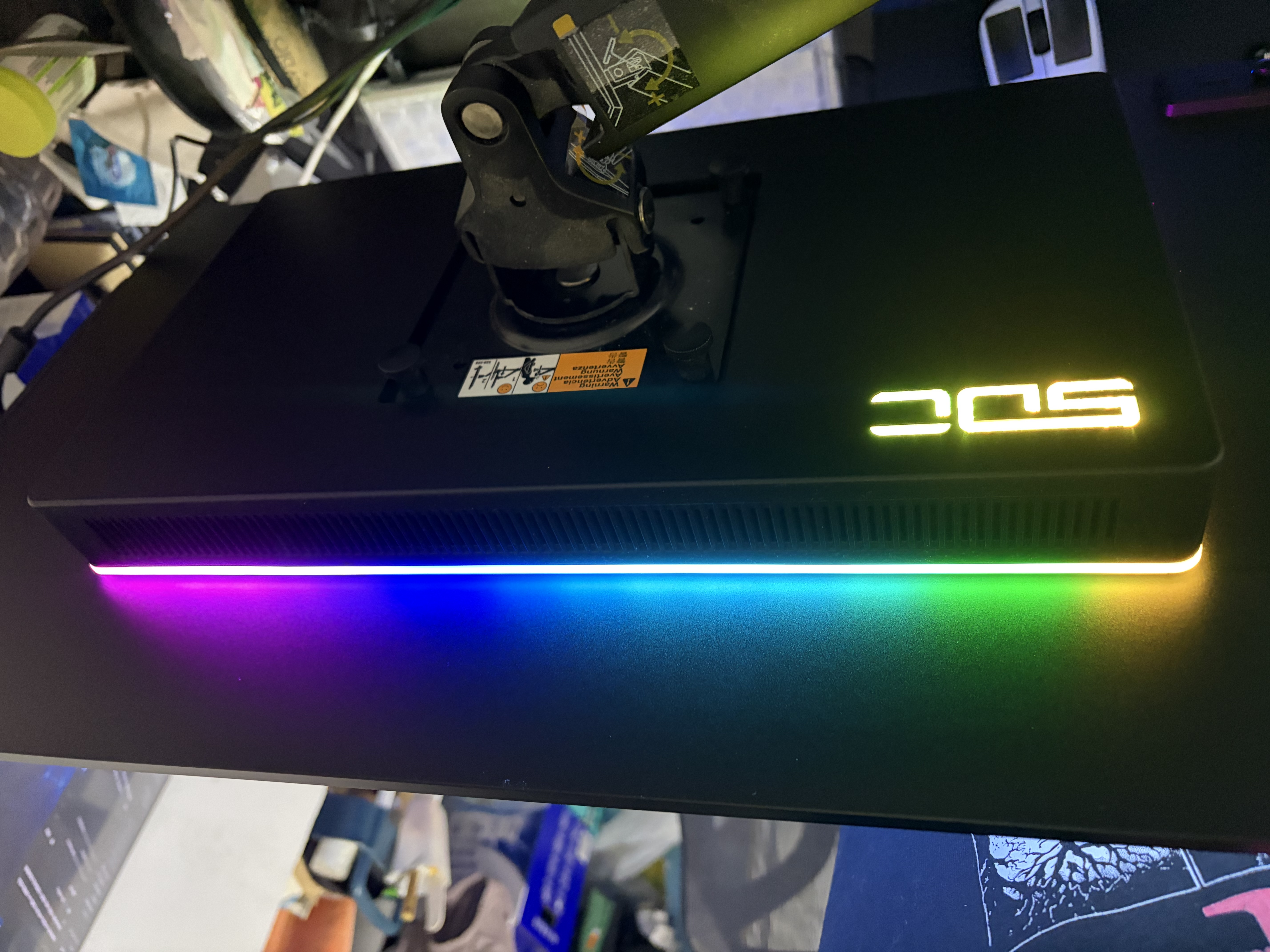光魂/SDC 26.5英寸27X1UE-QD OLED显示器240Hz电脑4K电竞DP2.1屏无双战神27 27X1UE-QD-无支架版 AR膜版 实拍图