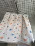 贝瑞加（Babyprints）浴巾婴儿纱布新生儿洗澡巾宝宝吸水儿童毛巾透气包裹 实拍图
